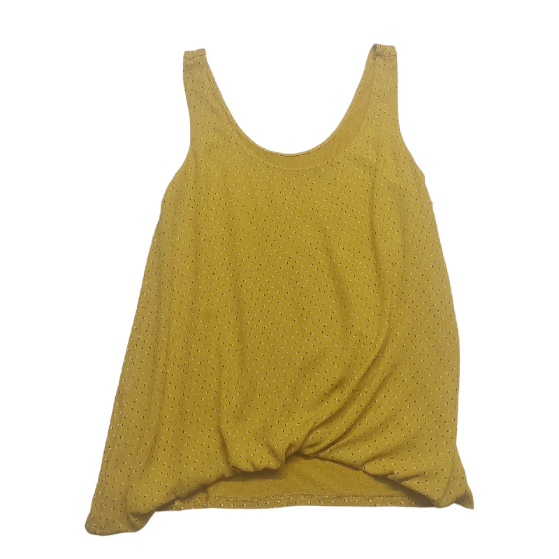 Yellow Top Sleeveless Loft, Size S